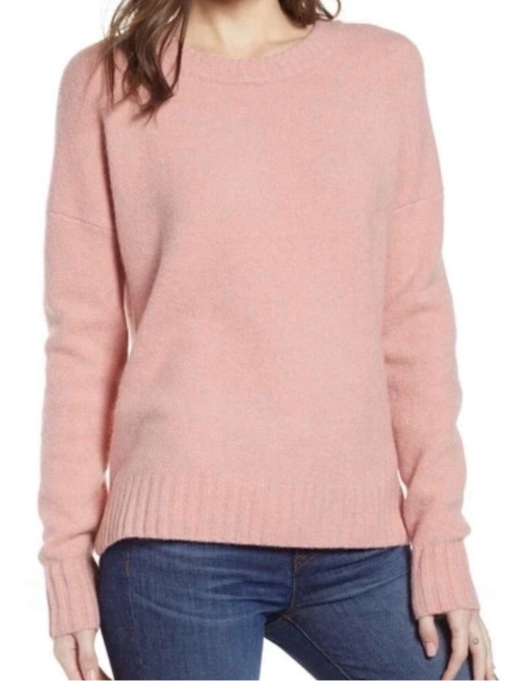 J Crew Super-soft Merino Alpaca Blend Crewneck Sweater Relaxed Fit Sz L